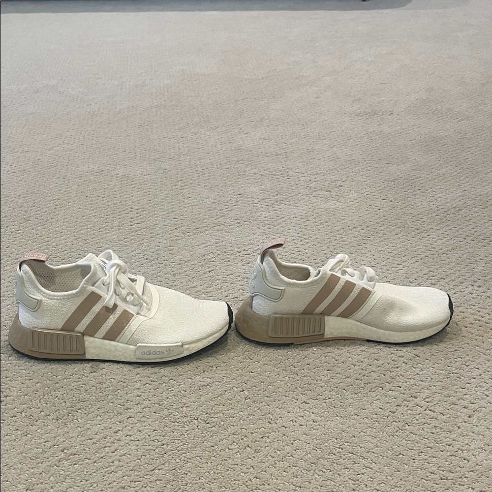 Adidas Boost White and Rose Sneakers